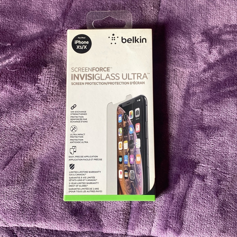BELKIN SCREEN PROTECTOR IPHONE XS/X